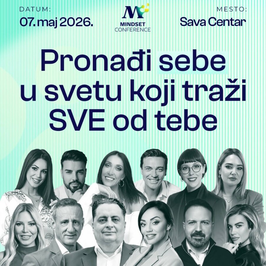 Mindset Conference 2026 u Sava Centru događaj o ličnom razvoju fokusu i energiji