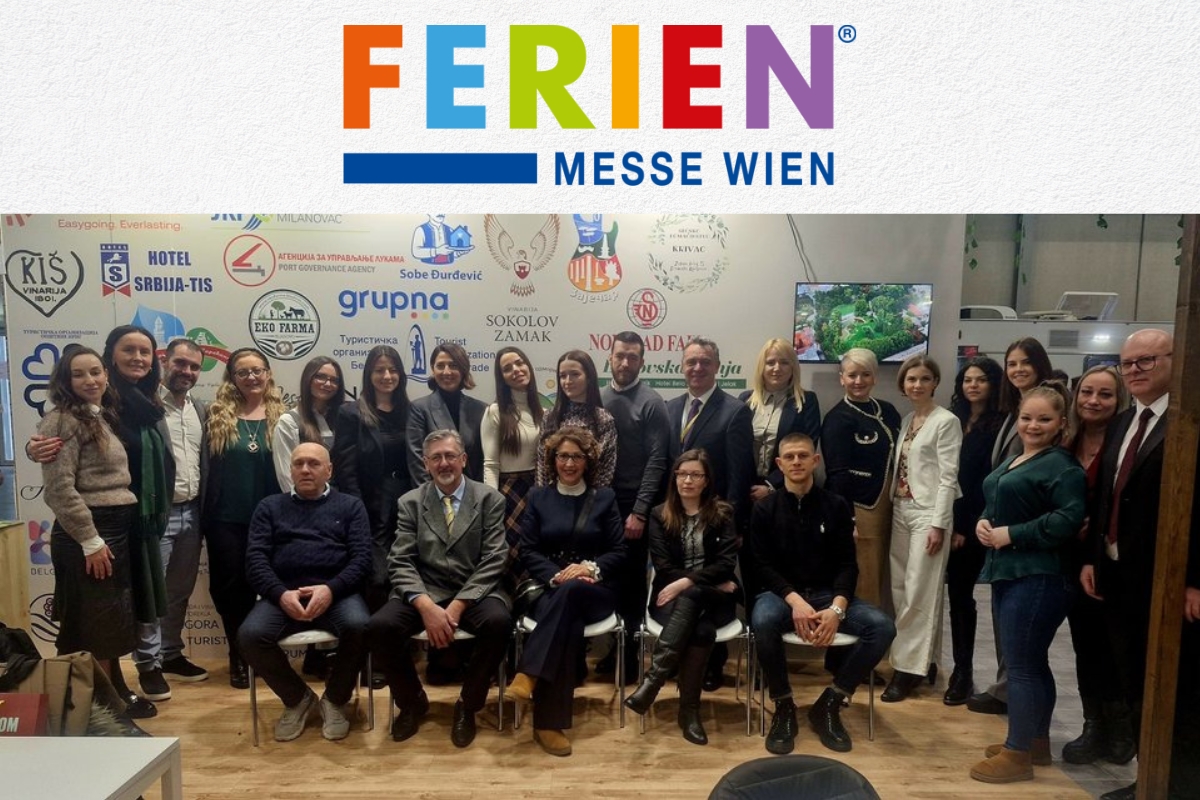 Privrednici i turističke organizacije iz Srbije na zajedničkom štandu na sajmu turizma u Beču, Ferien Messe