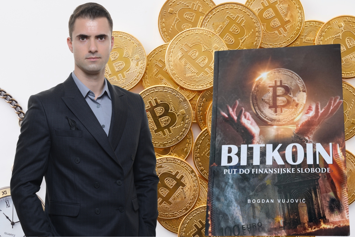 Knjiga Bitkoin – put do finansijske slobode i autor Bogdan Vujović prikazani u kontekstu digitalne imovine i finansijskog sistema