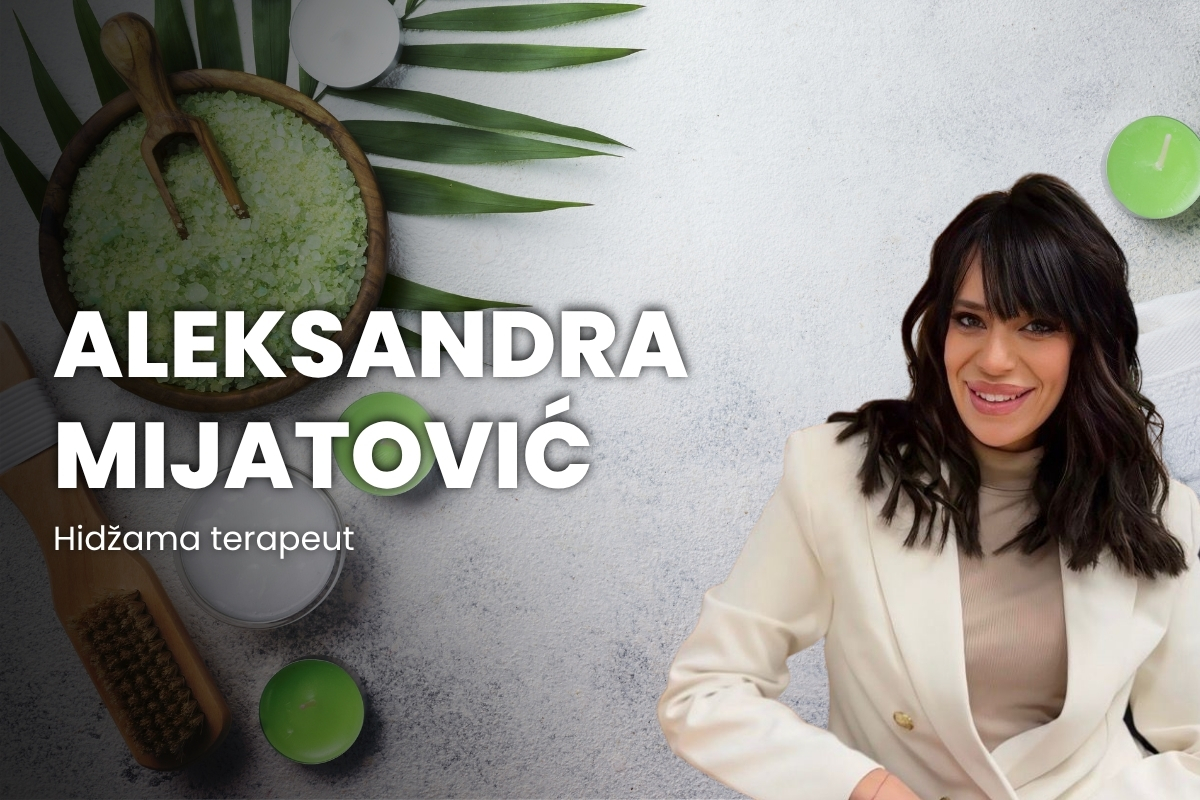 Aleksandra Mijatović tokom masaže kao deo sportskog oporavka mišića i regeneracije kod sportista