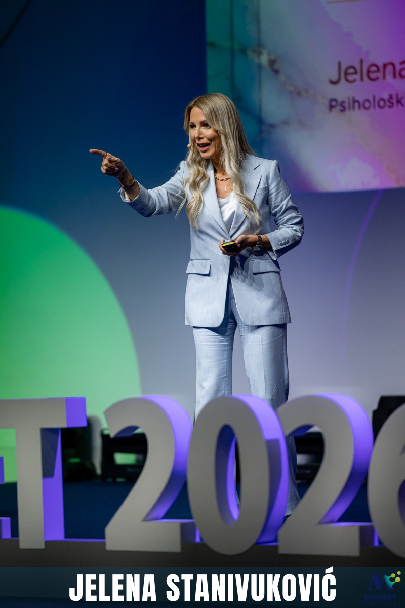 Jelena Stanivuković govori o radu na sebi i emotivnim obrascima na Mindset Conference Belgrade 2026