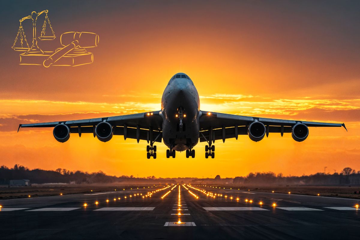 Avion pri poletanju kao ilustracija prava putnika u vazdušnom saobraćaju