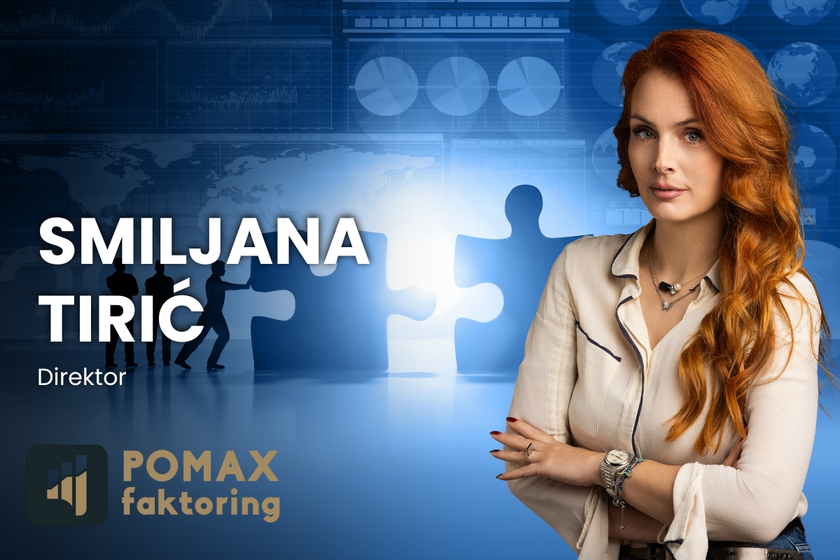 Smiljana Tirić, Pomax faktoring – poslovne finansije, faktoring i upravljanje novčanim tokovima